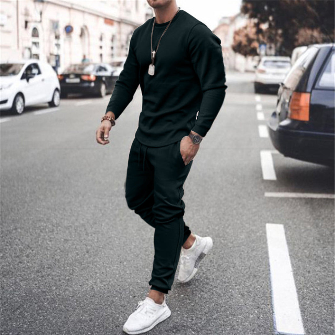 Survêtement d'Hiver Mathis Homme | Sweat Côtelé, Chevilles Ajustées 4
