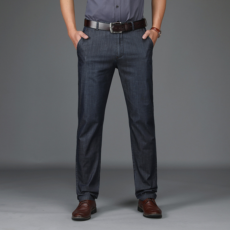 Jean Extensible Tom | Coupe Classique, Taille Semi-Haute Confortable 1