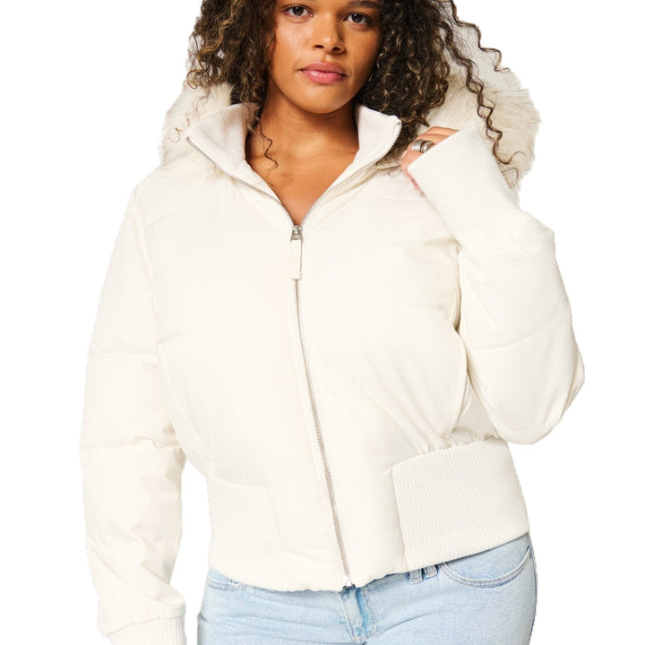 Manteau Hiver Adèle pour Femmes | Matelassé, Capuche Amovible, Design Moderne 5