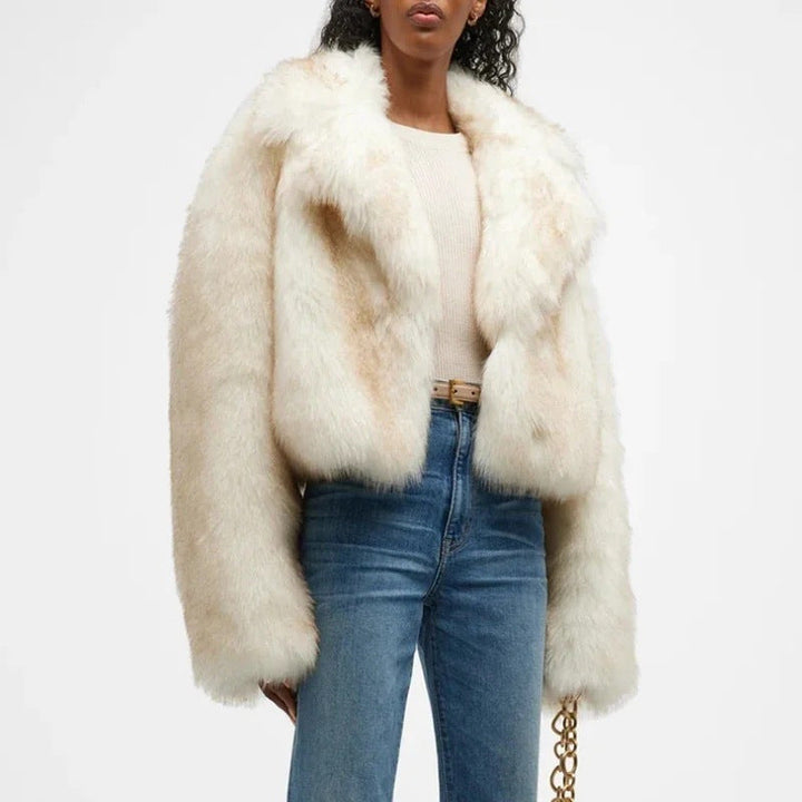 Manteau Hiver Femme Edith | Chaud, Col en Fausse Fourrure, Élégant 1