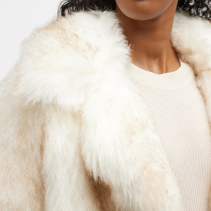 Manteau Hiver Femme Edith | Chaud, Col en Fausse Fourrure, Élégant 4