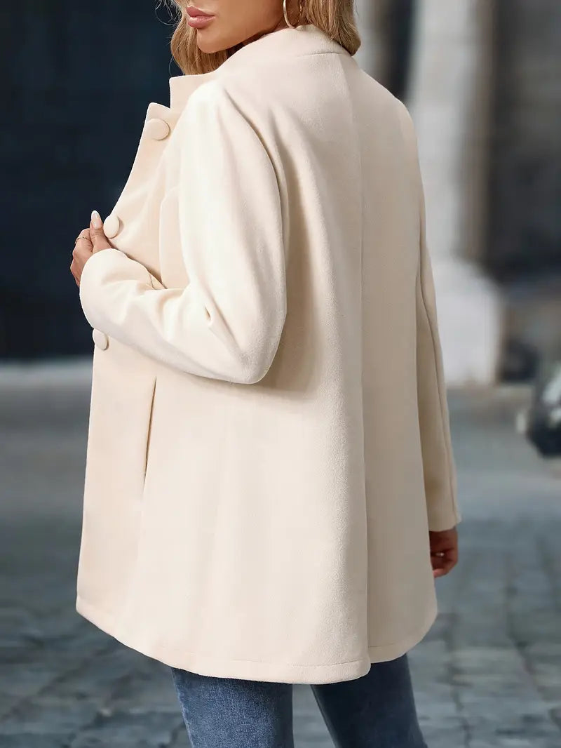 Manteau Hiver Femme Miri | Mi-Long, Col Montant Chic 3