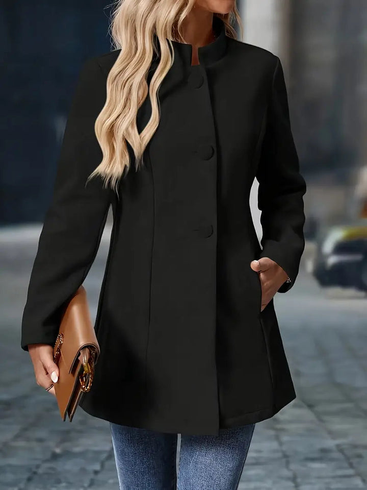 Manteau Hiver Femme Miri | Mi-Long, Col Montant Chic 7