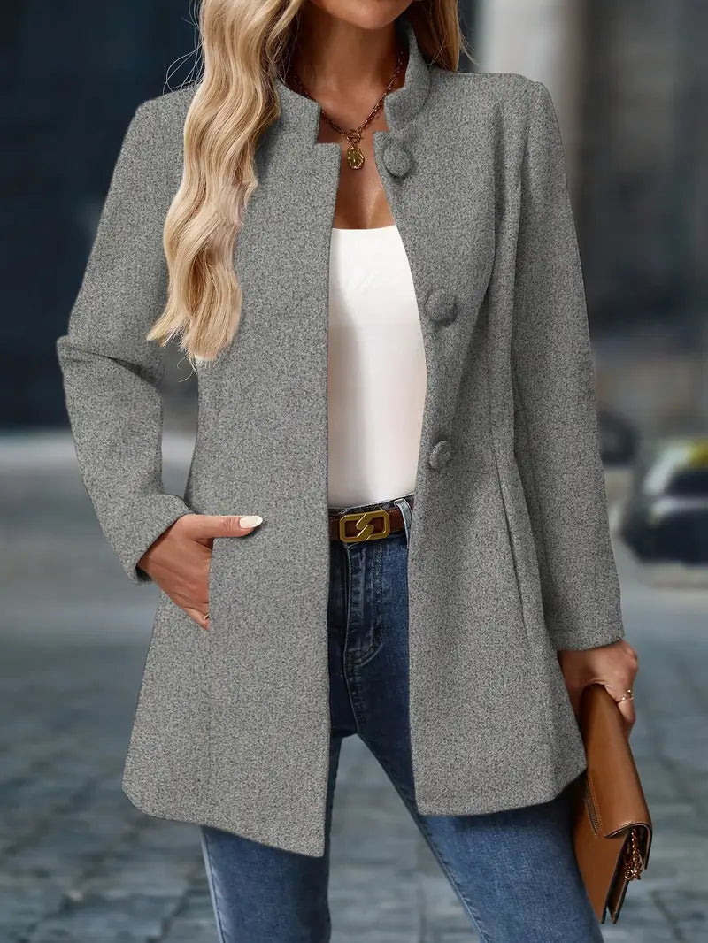 Manteau Hiver Femme Miri | Mi-Long, Col Montant Chic 9
