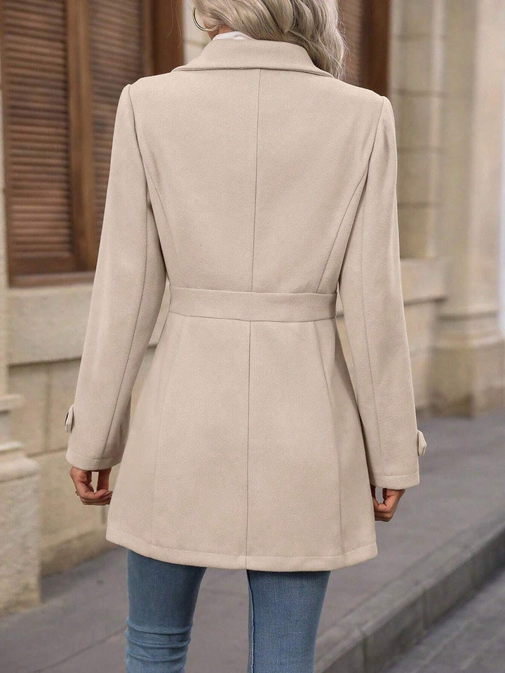 Manteau Hiver Mélodie Femme | Mélange de Laine, Coupe Mi-Longue 2