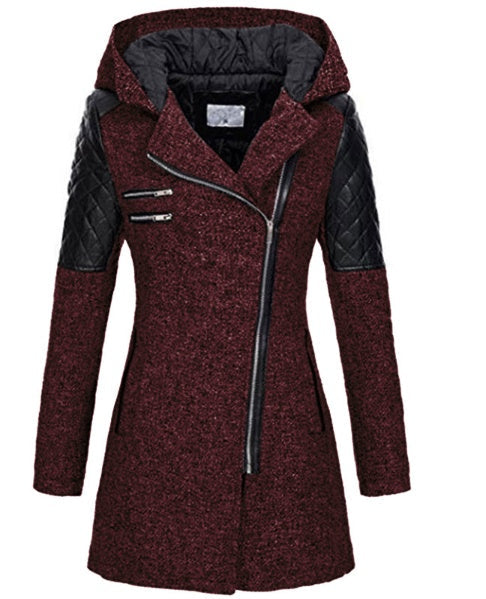 Manteau Hiver Valerie Femme | Imperméable, Longue avec Capuche Ajustable 0
