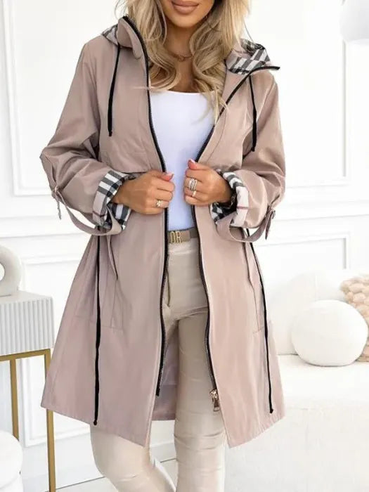 Manteau Livia Hiver Femme | Imperméable, Coupe-vent avec Capuche Intégrée 2