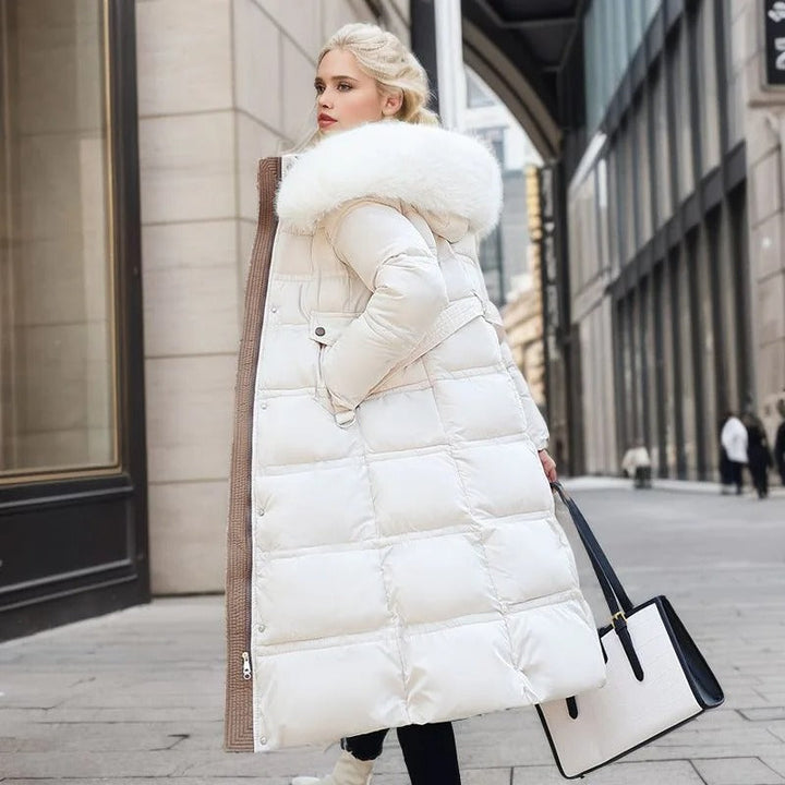 Manteau Long Cintré pour Femme | Design Élégant, Manches Longues 1