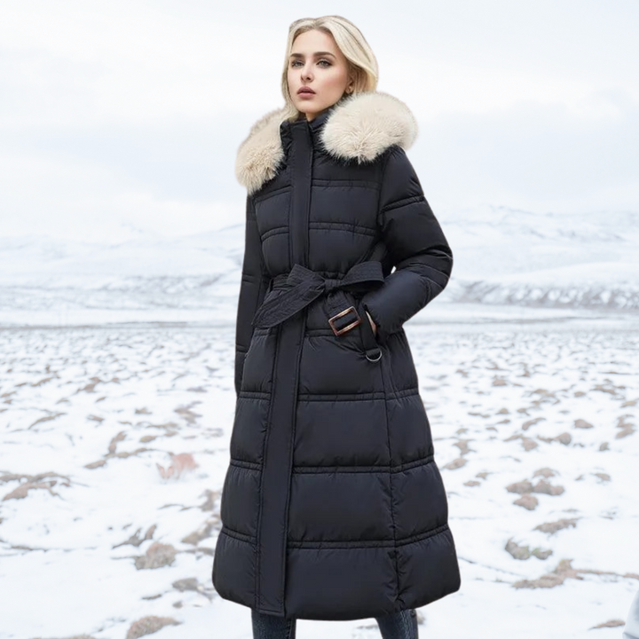 Manteau Long Cintré pour Femme | Design Élégant, Manches Longues 10