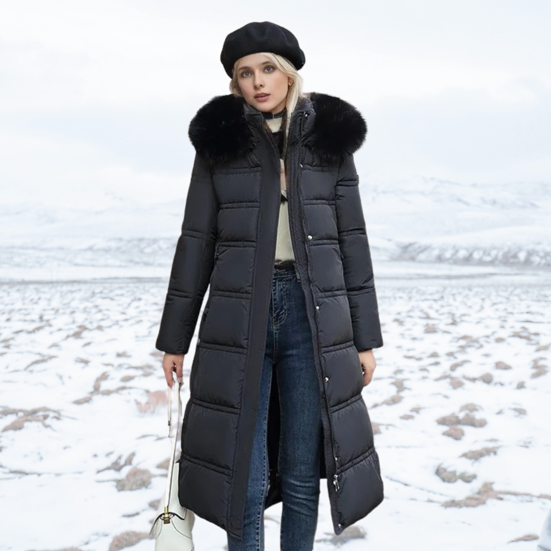 Manteau Long Cintré pour Femme | Design Élégant, Manches Longues 12