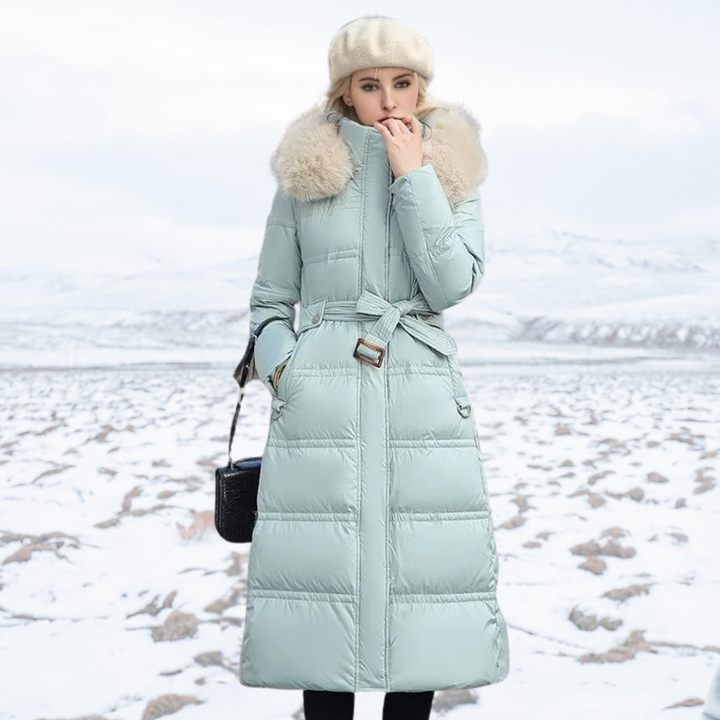 Manteau Long Cintré pour Femme | Design Élégant, Manches Longues 13
