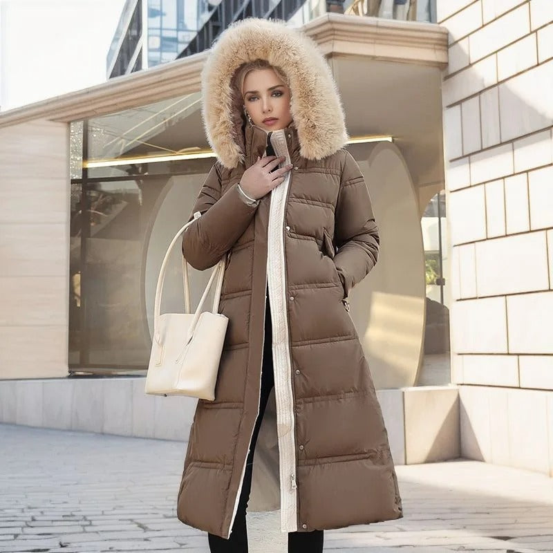 Manteau Long Cintré pour Femme | Design Élégant, Manches Longues 3
