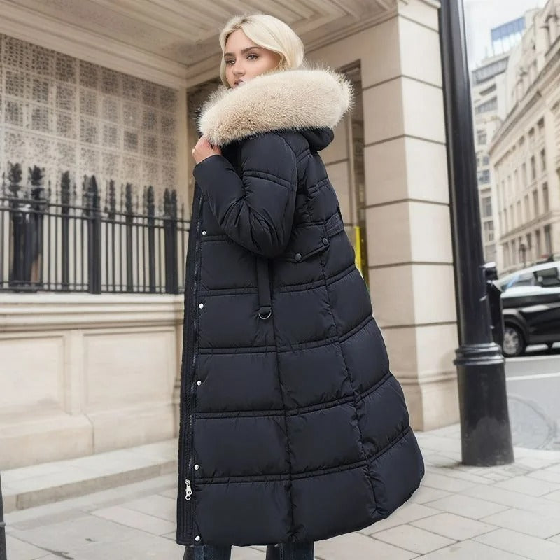 Manteau Long Cintré pour Femme | Design Élégant, Manches Longues 4