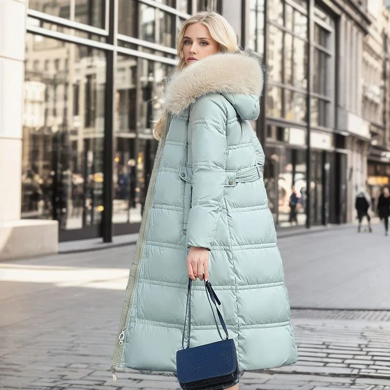 Manteau Long Cintré pour Femme | Design Élégant, Manches Longues 5