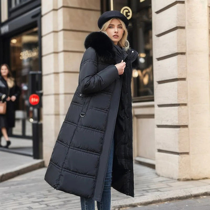 Manteau Long Cintré pour Femme | Design Élégant, Manches Longues 7