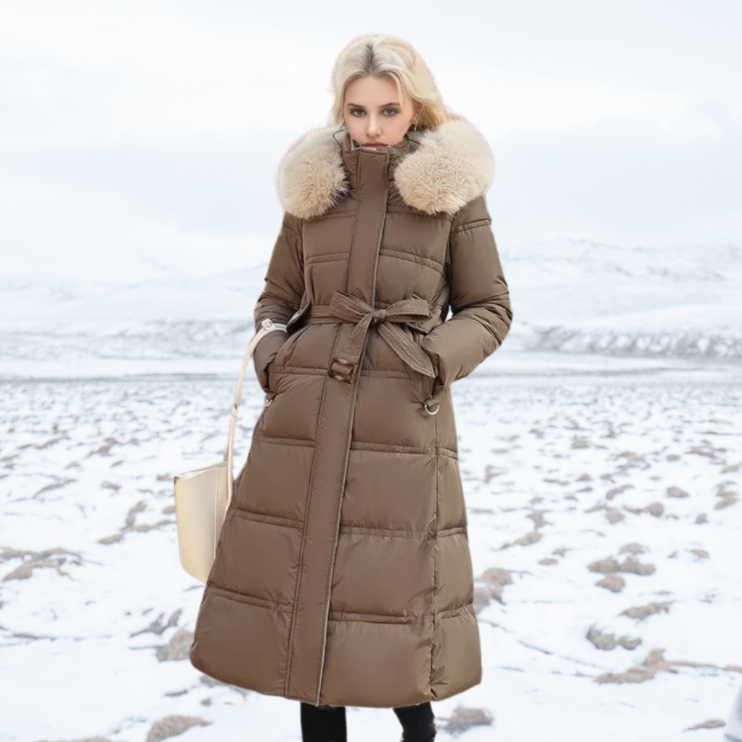 Manteau Long Cintré pour Femme | Design Élégant, Manches Longues 8