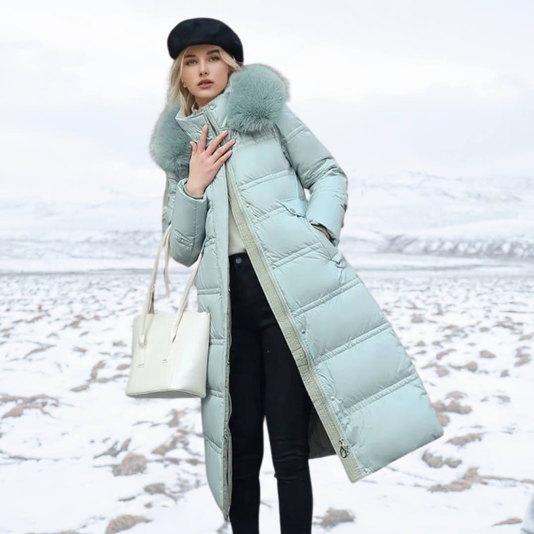 Manteau Long Cintré pour Femme | Design Élégant, Manches Longues 9