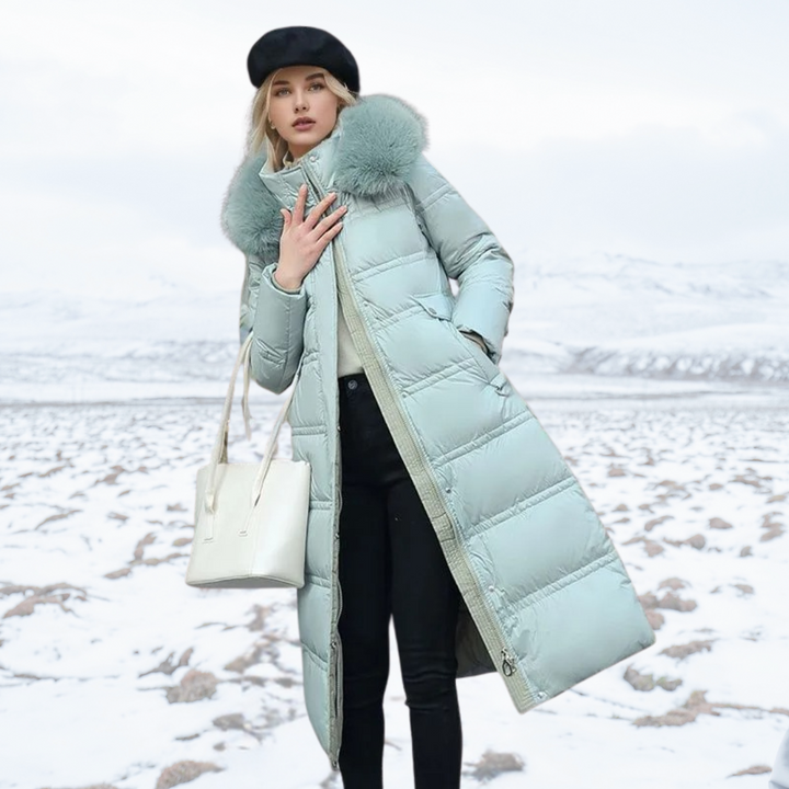 Manteau Long Cintré pour Femme | Design Élégant, Manches Longues 9