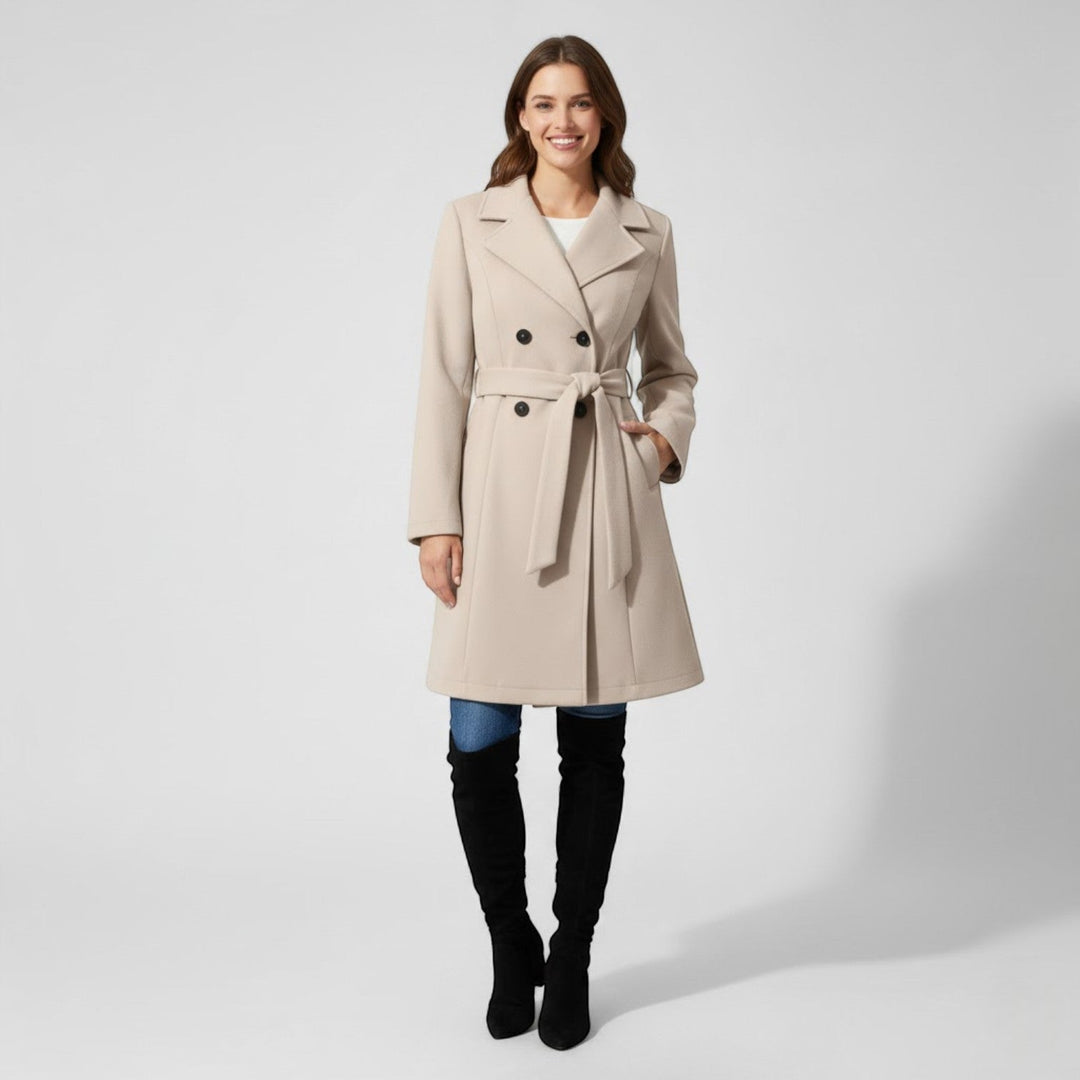 Manteau Long Riche Femme | Laine Élégante, Coupe Cintrée 0