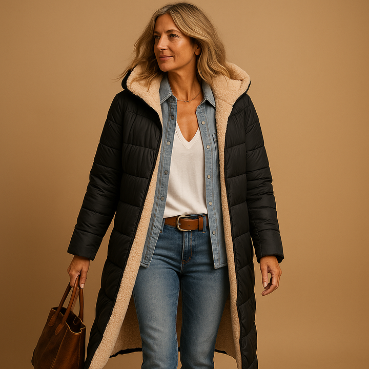 Manteau Long d'Hiver Livia | Coupe moderne, confort optimal 0