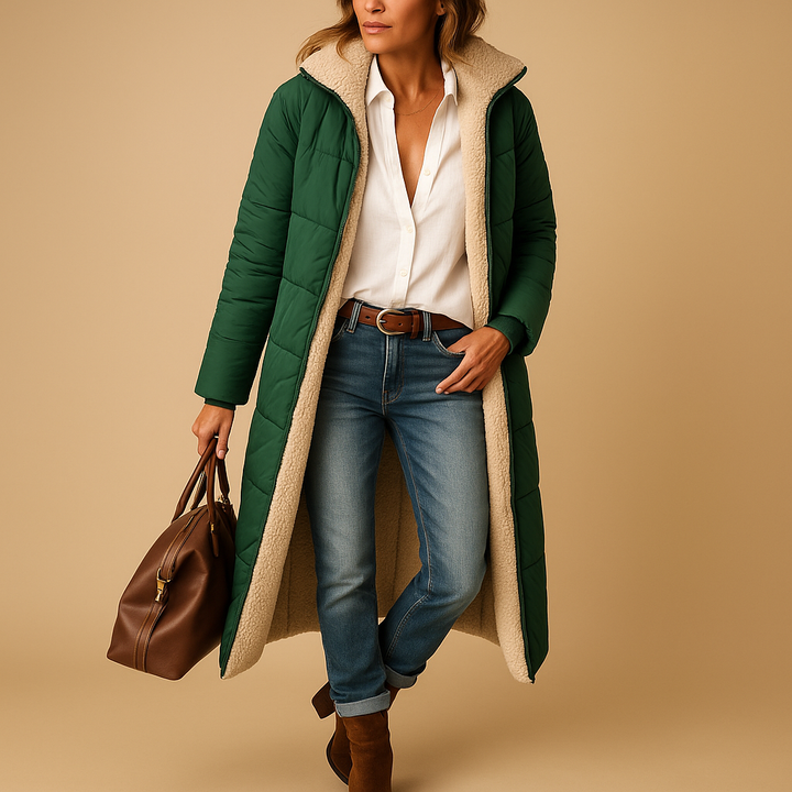 Manteau Long d'Hiver Livia | Coupe moderne, confort optimal 1