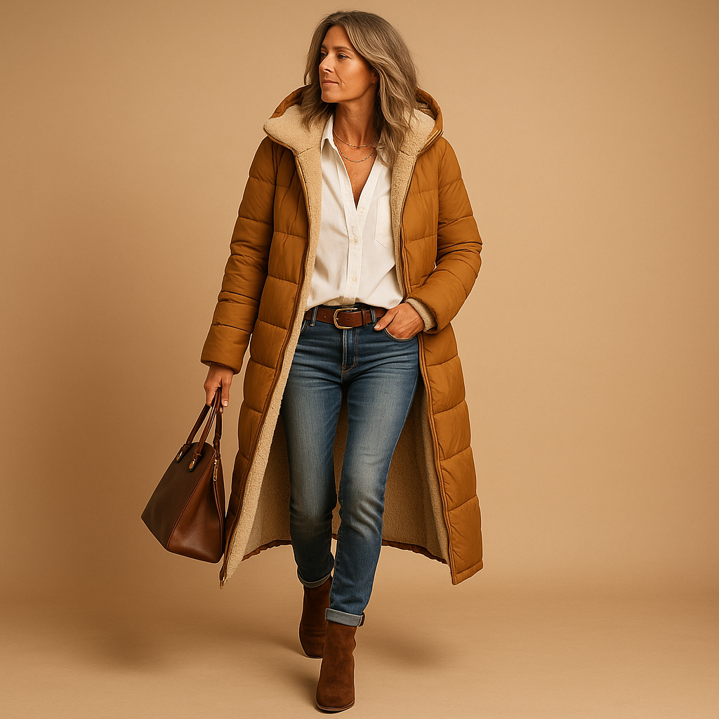 Manteau Long d'Hiver Livia | Coupe moderne, confort optimal 2