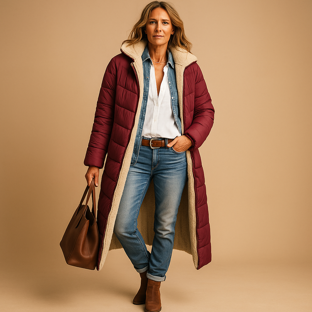 Manteau Long d'Hiver Livia | Coupe moderne, confort optimal 5