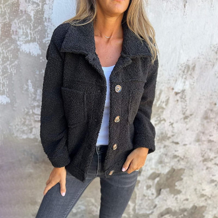 Manteau Mi-Saison Clara pour Femme | Coupe Droite, Col à Revers 1