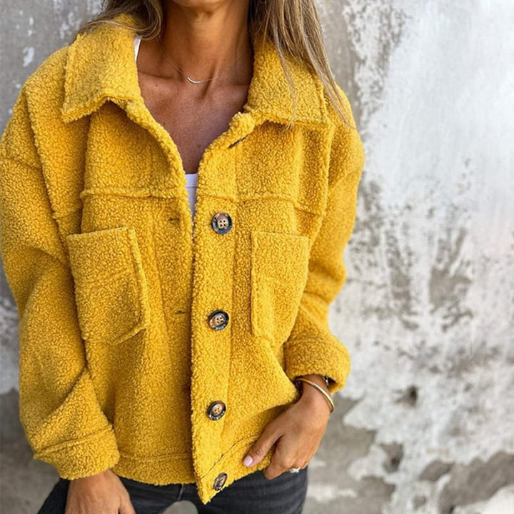 Manteau Mi-Saison Clara pour Femme | Coupe Droite, Col à Revers 3
