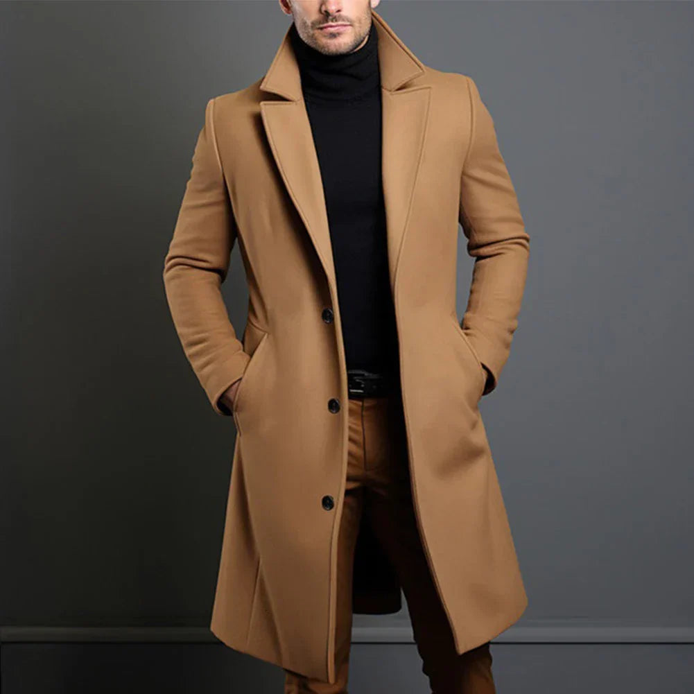 Manteau Thomas | Manteau Hiver Homme en Laine, Coupé Ajusté et Moderne 0