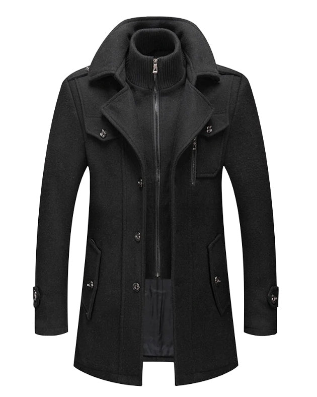 Manteau d'Hiver Pierre | Deux Pièces, Coupe Ajustée et Élégante 0