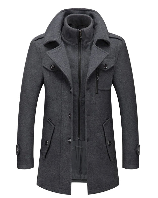 Manteau d'Hiver Pierre | Deux Pièces, Coupe Ajustée et Élégante 1