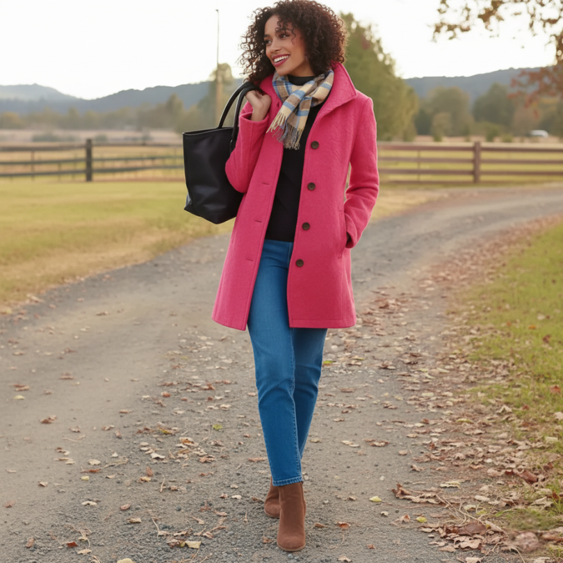 Manteau long Clara pour femme | Coupe classique, parfait pour l'hiver 3