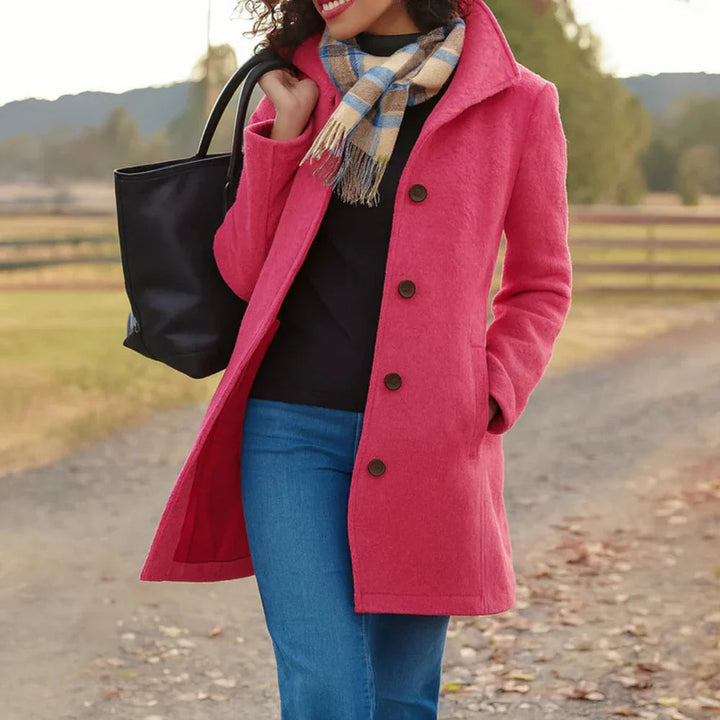 Manteau long Clara pour femme | Coupe classique, parfait pour l'hiver 4