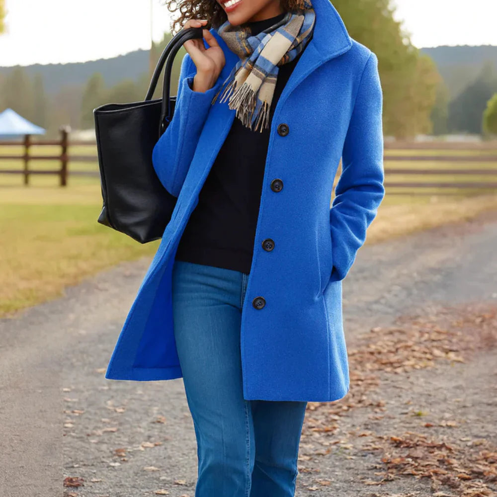 Manteau long Clara pour femme | Coupe classique, parfait pour l'hiver 5