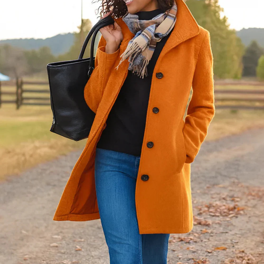 Manteau long Clara pour femme | Coupe classique, parfait pour l'hiver 6