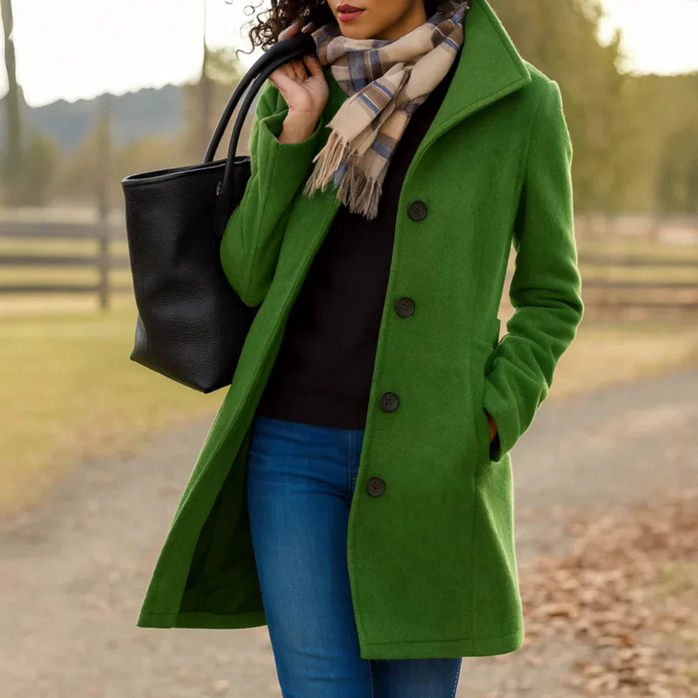 Manteau long Clara pour femme | Coupe classique, parfait pour l'hiver 7