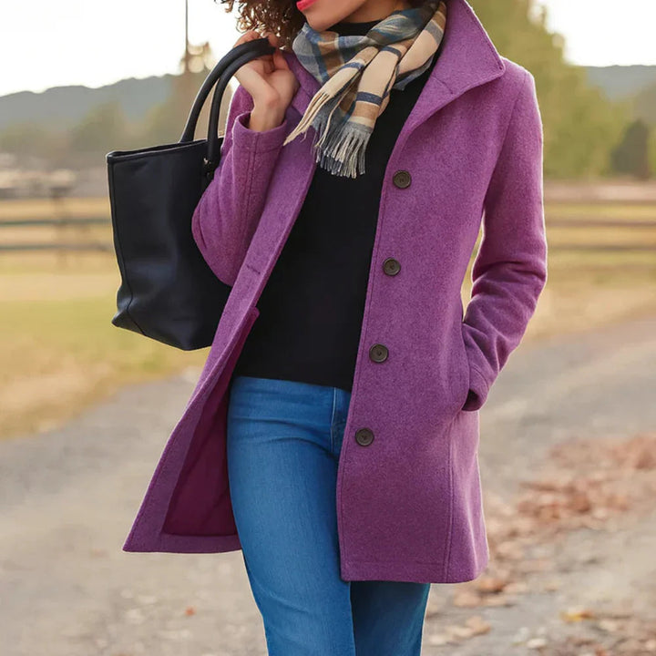 Manteau long Clara pour femme | Coupe classique, parfait pour l'hiver 9