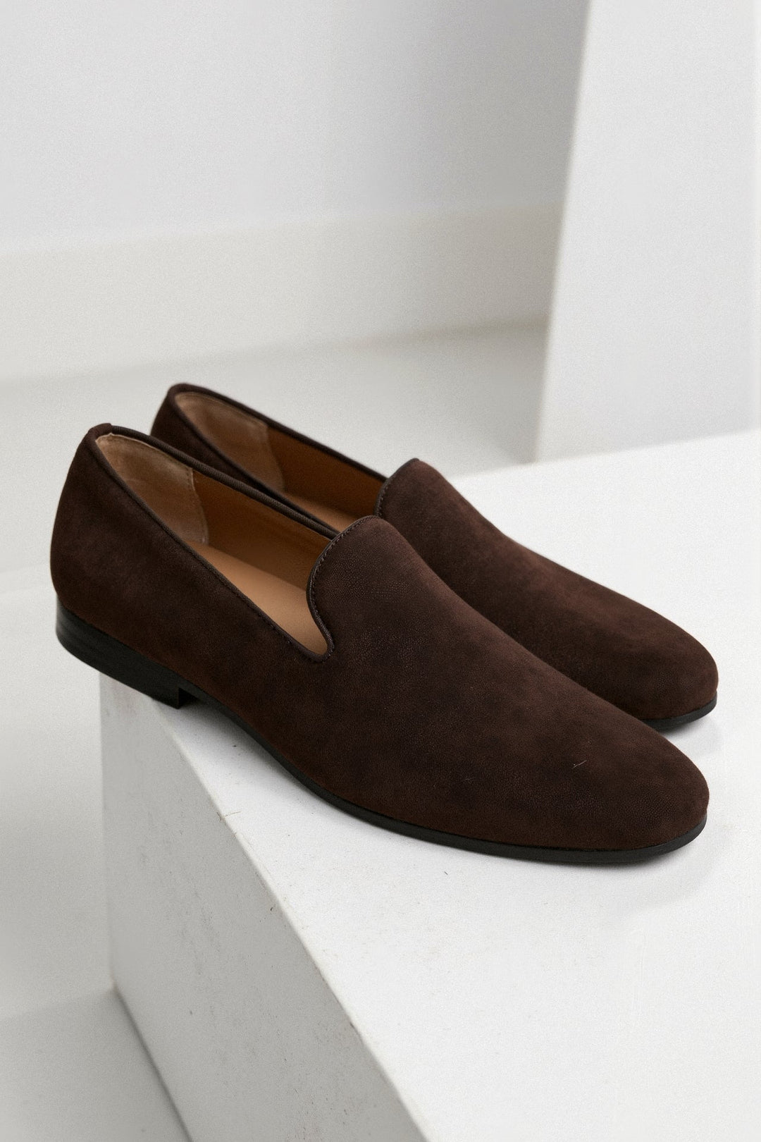 Mocassins Laurent | Suède Marron, Élégance et Confort Quotidien 0