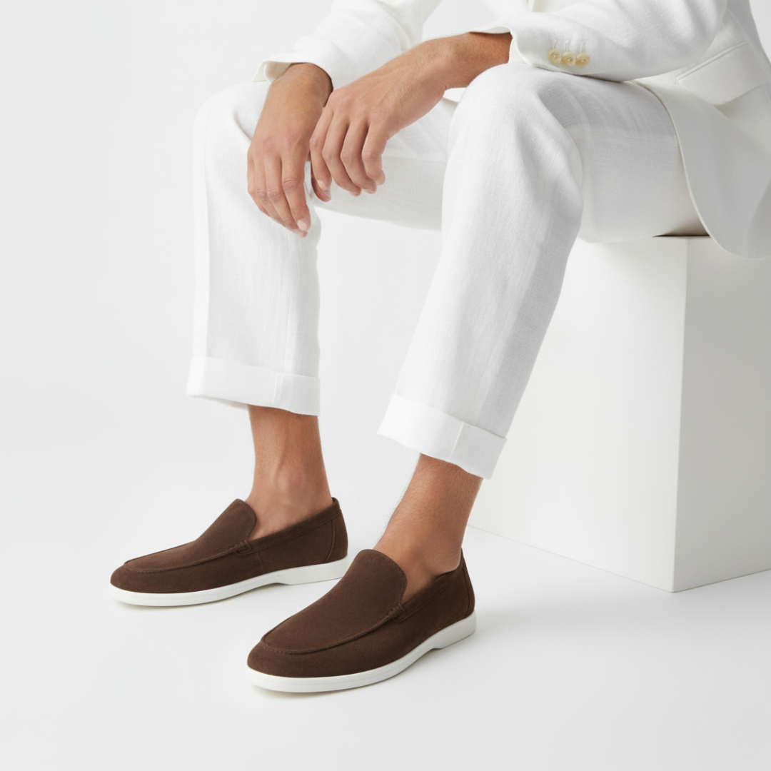 Mocassins Lino Homme | Couture Apparente & Construction Sans Lacets 7