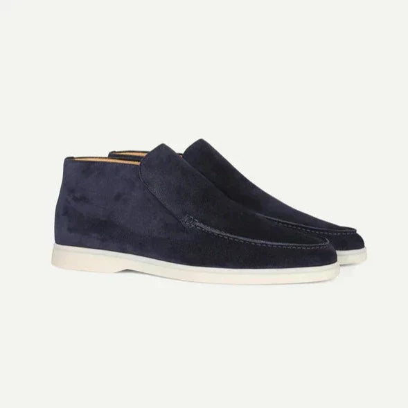 Mocassins Montants Hugo | Construction Sans Lacets, Tige Échancrée en Cuir Synthétique 0