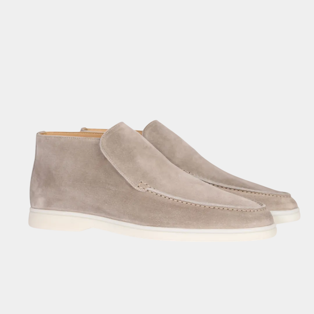 Mocassins Montants Hugo | Construction Sans Lacets, Tige Échancrée en Cuir Synthétique 1