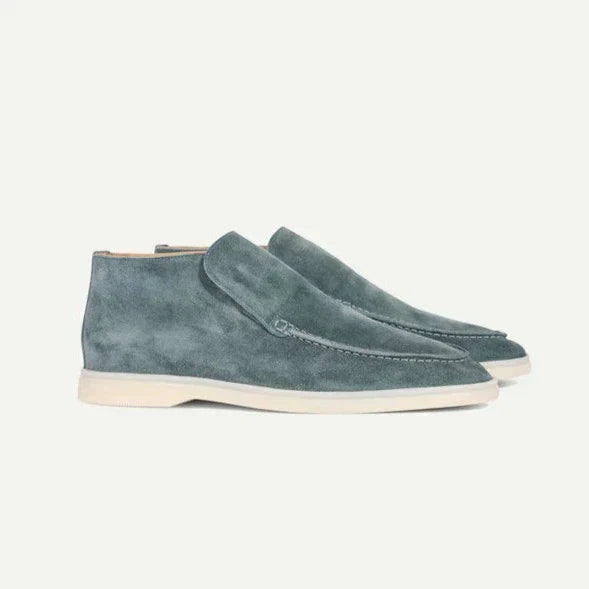 Mocassins Montants Hugo | Construction Sans Lacets, Tige Échancrée en Cuir Synthétique 4