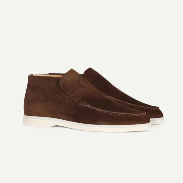 Mocassins Montants Hugo | Construction Sans Lacets, Tige Échancrée en Cuir Synthétique 5