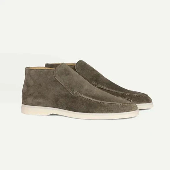 Mocassins Montants Hugo | Construction Sans Lacets, Tige Échancrée en Cuir Synthétique 6