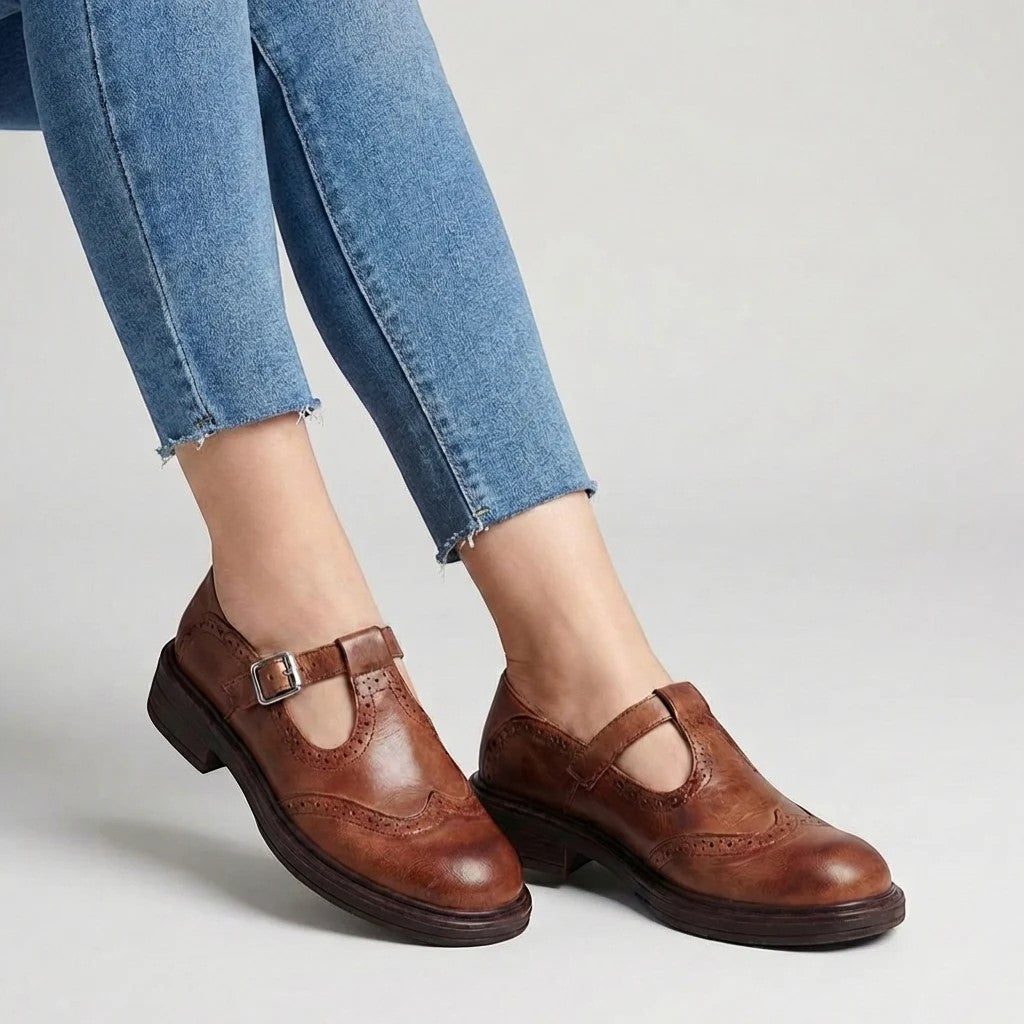 Mocassins Riva | Cuir Texturé, Talon Moyen 0