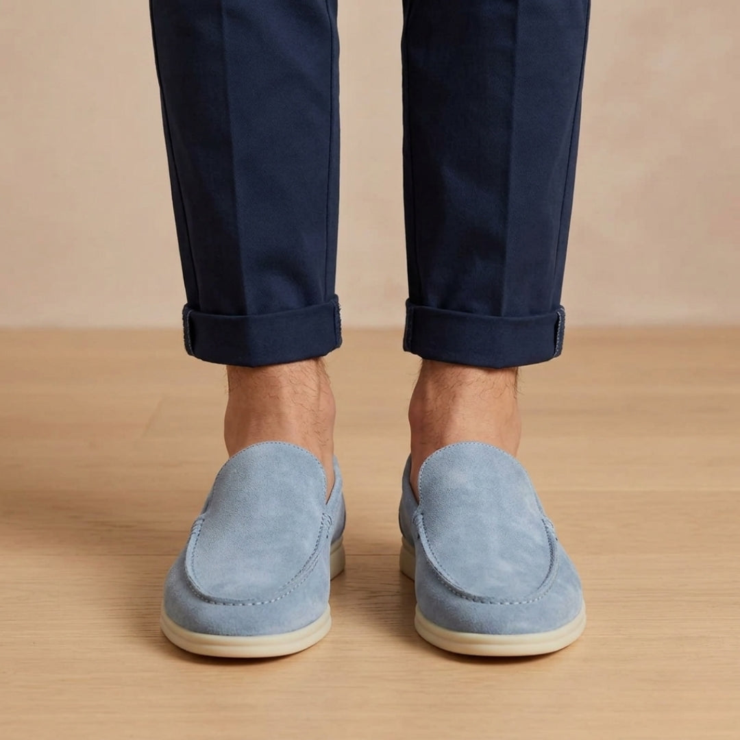 Mocassins Velaro | Suède Doux, Slip-On Léger pour Homme 0