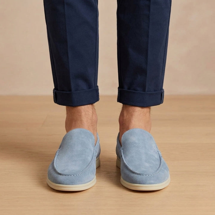 Mocassins Velaro | Suède Doux, Slip-On Léger pour Homme 0
