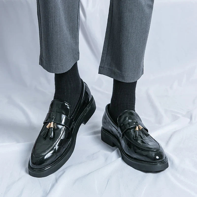 Mocassins à Pampilles Hugo | Design Élégant en Cuir Synthétique, Semelle Fine 2