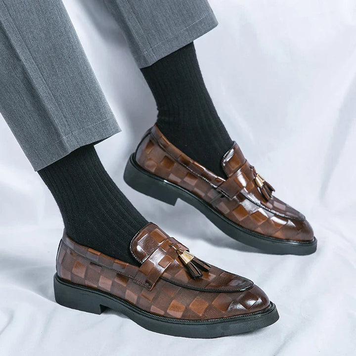 Mocassins à Pampilles Hugo | Design Élégant en Cuir Synthétique, Semelle Fine 4